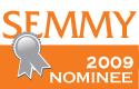 SEMMY 2009 Nominee badge