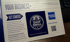 Amex Shop Small QR code decal