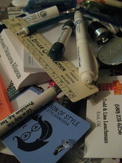 A pile of ad specialties