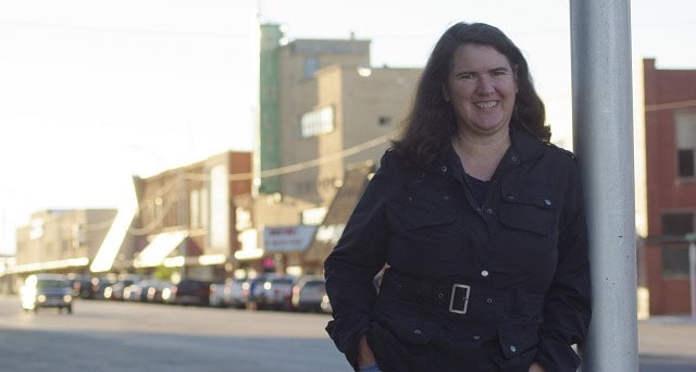 Becky McCray in Alva, Oklahoma. Photo by Colton Foote. 