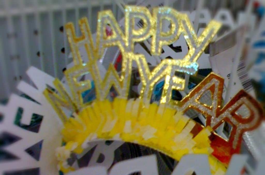 Happy New Year basket