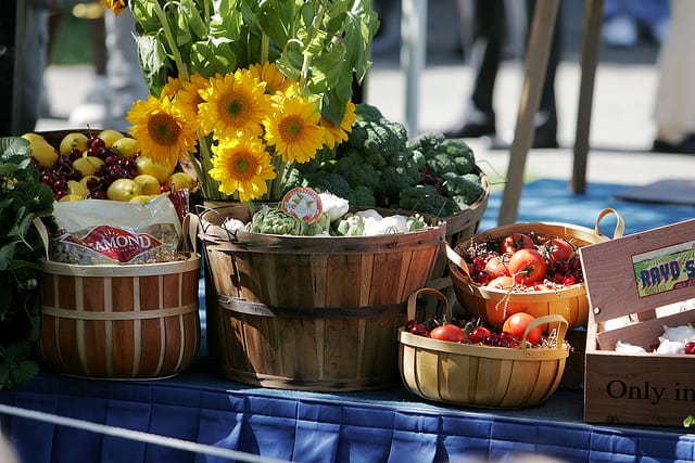 Food baskets. Photo by Kelly Huston