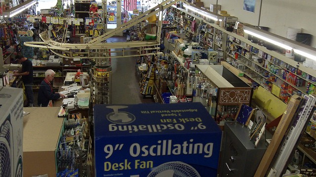 Small-town hardware store