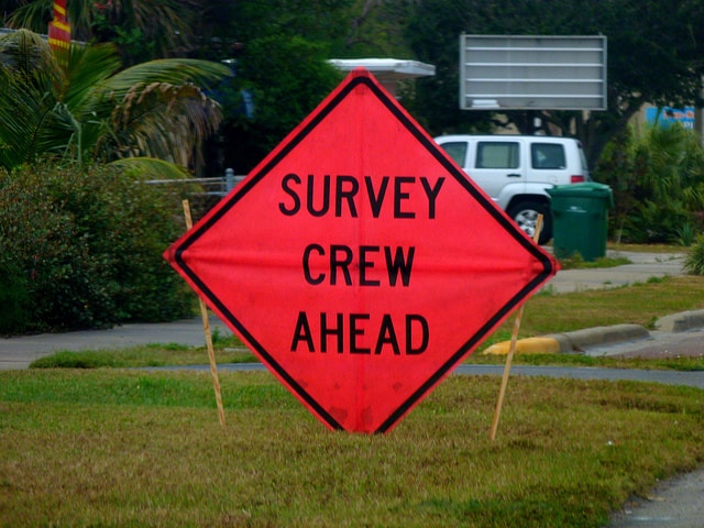 Survey Crew Ahead. Photo by RustyClark on Flickr