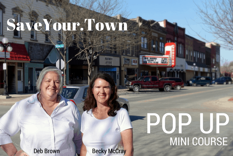 The first step to save a town