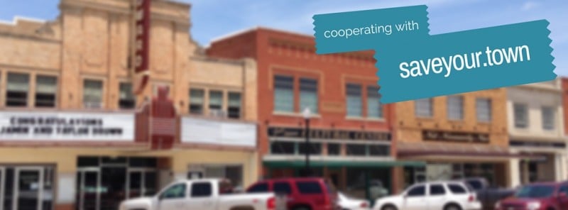 Small town main street