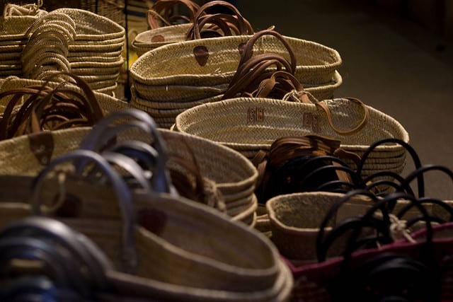 Baskets with handles