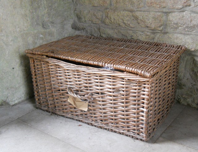 Basket trunk. Photo CC by shrinkin'violet https://www.flickr.com/photos/samuir/8151974445/