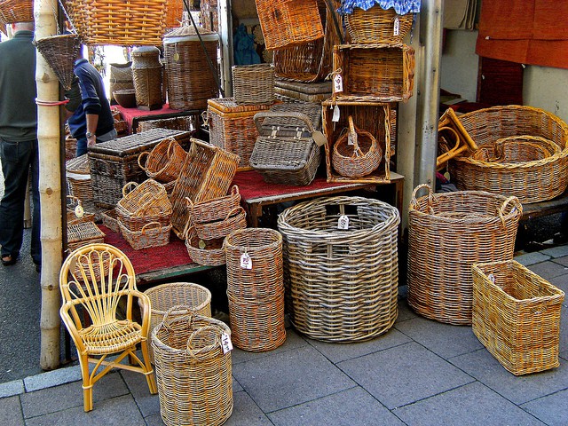 Baskets at Bury St Edmunds. Photo by Martin Pettitt on Flickr